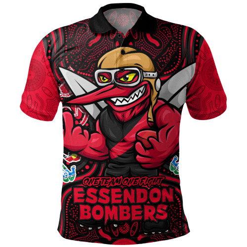 Essendon Polo Shirt One Team One Fight