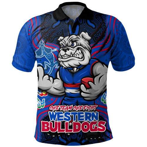 Western Bulldogs Polo Shirt One Team One Fight