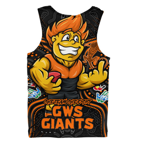 GWS GIANTS Men Singlet One Team One Fight