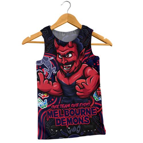 Melbourne Men Singlet One Team One Fight