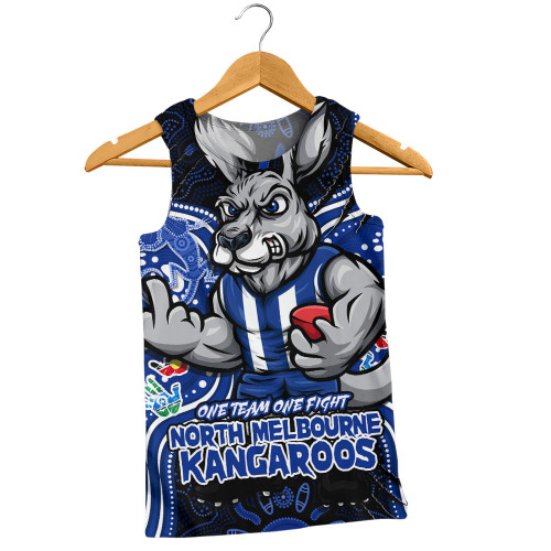 North Melbourne Men Singlet One Team One Fight