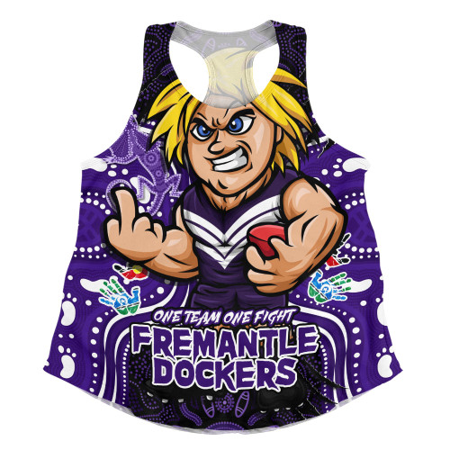 Fremantle Women Racerback Singlet One Team One Fight