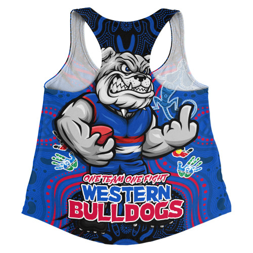 Western Bulldogs Women Racerback Singlet One Team One Fight