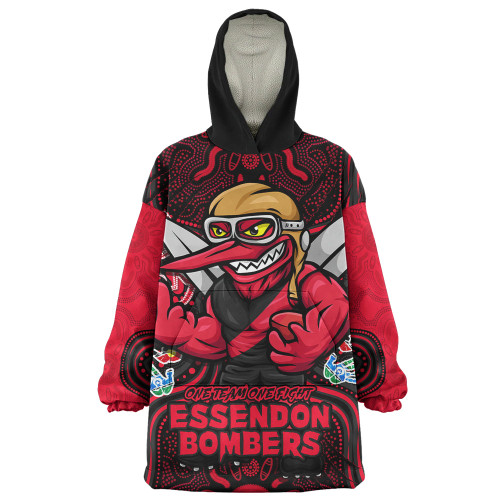 Essendon Snug Hoodie One Team One Fight