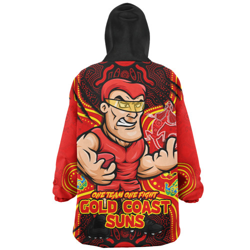Gold Coast SUNS Snug Hoodie One Team One Fight