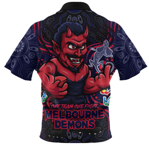 Melbourne Zip Polo Shirt One Team One Fight