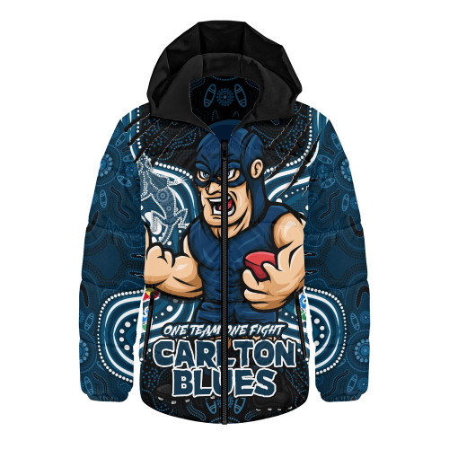 Carlton Hooded Padded Jacket One Team One Fight