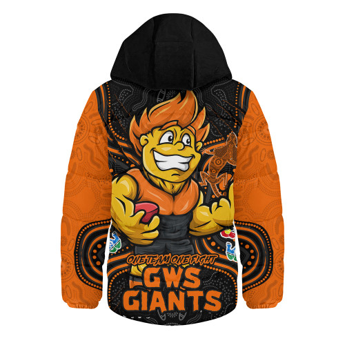GWS GIANTS Hooded Padded Jacket One Team One Fight