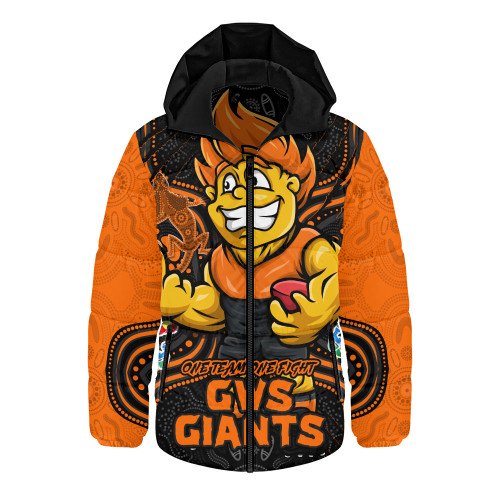 GWS GIANTS Hooded Padded Jacket One Team One Fight