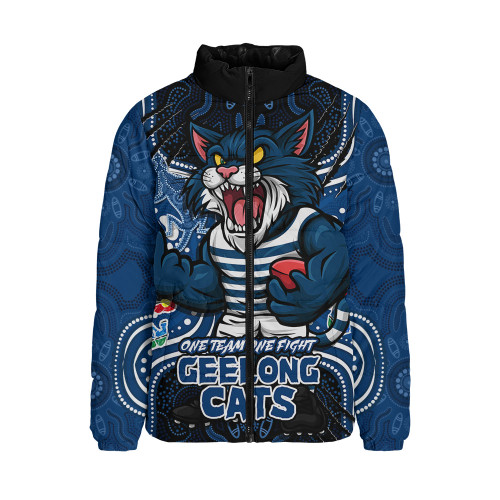 Geelong Cats Padded Jacket One Team One Fight
