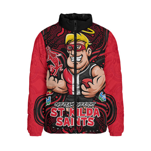 St Kilda Padded Jacket One Team One Fight