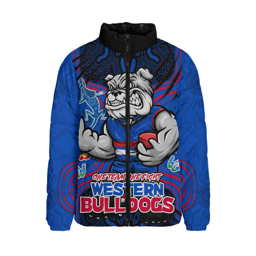Western Bulldogs Padded Jacket One Team One Fight