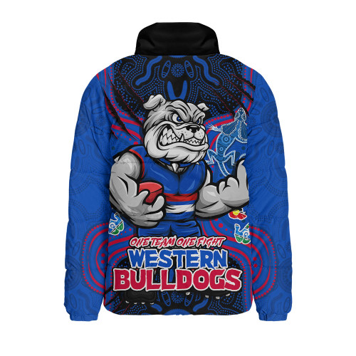 Western Bulldogs Padded Jacket One Team One Fight
