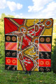 Australia Aboriginal Quilt - Kangaroo Dot Painting Patterns