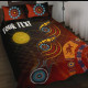 Australia Personalised Quilt Bed Set - Flowers On The Flag
