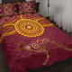 Australia Aboriginal Quilt Bed Set - Aboriginal Kangaroo