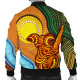 Australia Bomber Jacket - Australian Aboriginal Dot Painting Koala