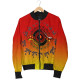 Australia Man's Bomber Jacket - Circle Pattern