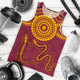 Australia Aboriginal Men Tank Top - Aboriginal Snake And Alligator