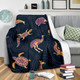 Australia Blanket - Indigenous Animals Patterns