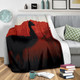 Australia Premium Blanket - Australian Nature with Emu and Kangaroo