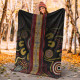 Australia Blanket -  Aboriginal Dot Panting Art Stripe Lines