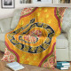 Australia Blanket - Aboriginal Unique Style Snake Orange Color 2021
