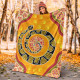 Australia Blanket - Aboriginal Unique Style Snake Orange Color 2021