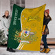 [Custom] Australia Blanket - Australia Coat Of Arm In Rugby Style