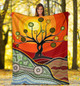 Australia Premium Blanket - Australian Aboriginal Tree
