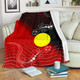 Australia Aboriginal Blanket - Two Indigenous Lizard