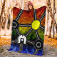Australia Naidoc Week 2021  Blanket  - Aboriginal Geometric Style