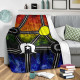 Australia Naidoc Week 2021  Blanket  - Aboriginal Geometric Style