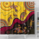 Australia Aboriginal Shower Curtain - Indigenous Animals Life Art