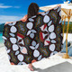 Australia Aboriginal Sarong - Aboriginal Eucalyptus Seamless Pattern