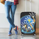 [Custom] Australia Torres Strait Luggage Cover - Dhari Mask In Palm Tree