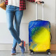 Australia Aboriginal Luggage Cover - Indigenous Fishing
