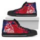 Australia High Top Canvas Shoes - Kangaroo Symbol Shoes Australian Coat Of Arms