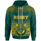 Australia Rugby Hoodie - Aboriginal Inspired Wallabies Kangaroo