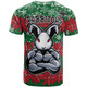 Australia Rabbitohs Christmas T-shirt - Custom Indigenous Super Australia Rabbitohs T-shirt