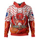 Australia Illawarra and St George Custom Hoodie - Indigenous Super St George Team with Australia Flag Hoodie