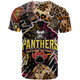 Penrith Panthers Custom T-shirt - Indigenous Wild Black Penrith Back To Black Scratch Style