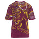 Brisbane Broncos T-shirt - Custom Super Indigenous Broncos T-shirt