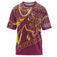 Brisbane Broncos T-shirt - Custom Super Indigenous Broncos T-shirt