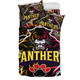 Penrith League Football Club Bedding Set - The Indigenous Wild Black Penrith Scratch Style