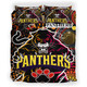 Penrith League Football Club Bedding Set - The Indigenous Wild Black Penrith Scratch Style