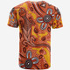 Australia Aboriginal Custom T-Shirt - Aussie Lizard Indigenous Art