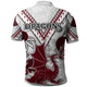 St. George Illawarra Dragons Polo Shirt - Custom Polynesian St. George Illawarra Dragons Polo Shirt