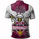 Australia Manly Indigenous Custom Polo Shirt - Super Manly Army Scratch Style Polo Shirt