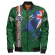 South Sydney Rabbitohs Bomber Jacket - South Sydney Rabbitohs With Camouflage and Australia Flag Bomber Jacket